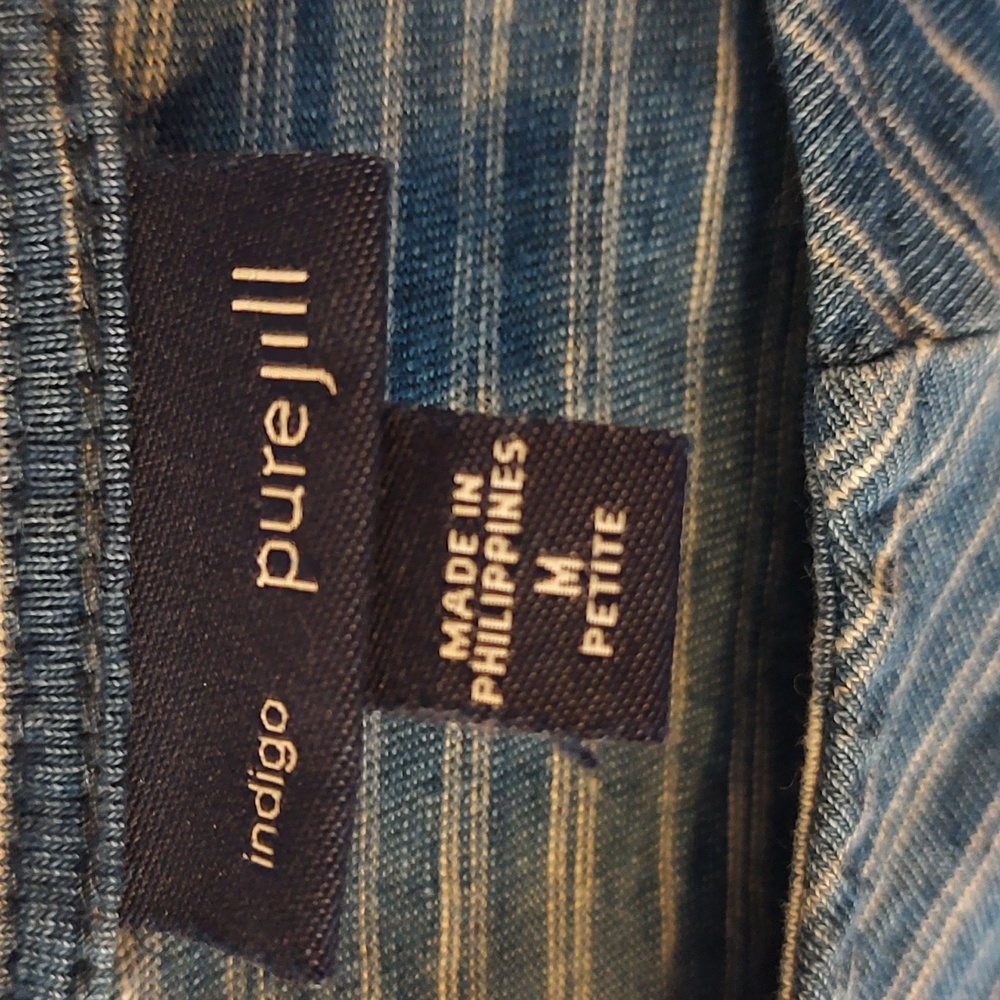 Pure Jill Indigo Top - Picture 4 of 7